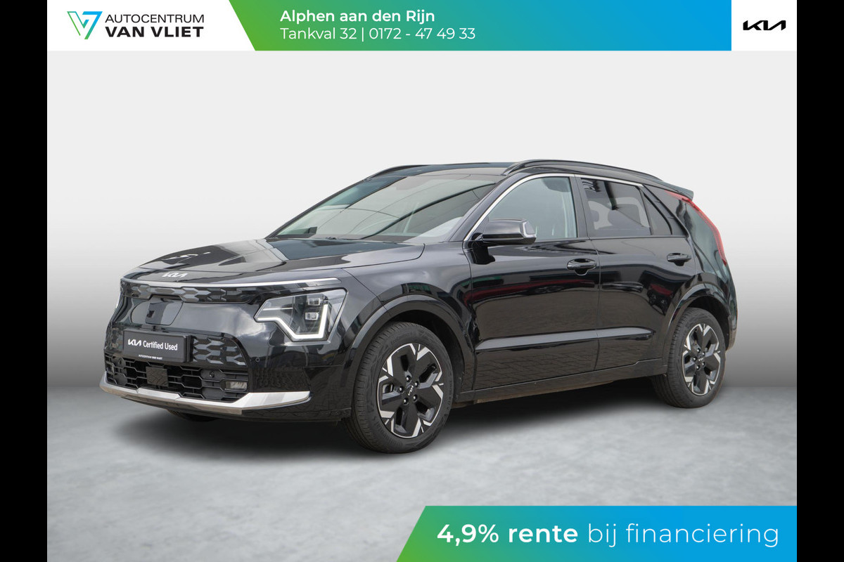 Kia Niro EV Edition Advanced 64.8 kWh Leder l Stoel/Stuurverwarming l PDC voor & achter Kia Niro EV Edition Advanced 64.8 kWh Leder l Stoel/Stuurverwarming l PDC voor & achter