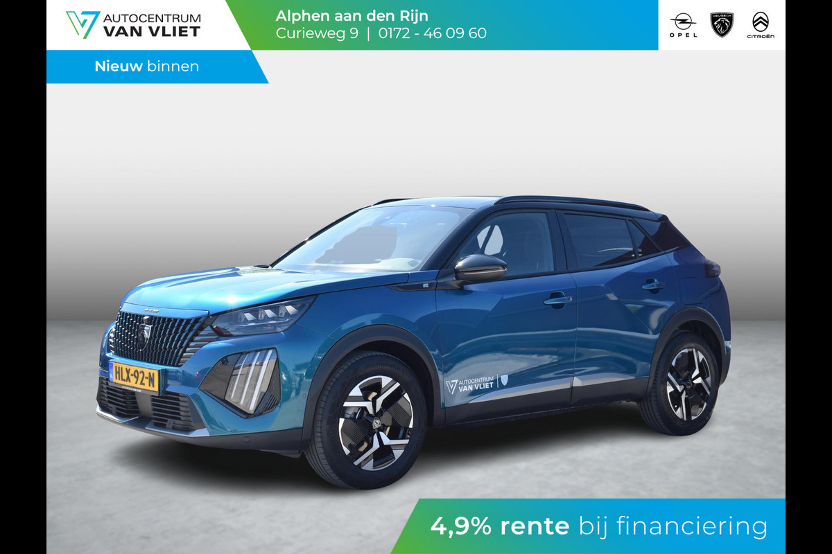 Peugeot e-2008 EV GT Avantage 54 kWh ACHTERUITRIJCAMERA MET SENSOREN | NAVIGATIE & CARPLAY | E.C.C. | VERWARMBARE STOELEN | Peugeot e-2008 EV GT Avantage 54 kWh ACHTERUITRIJCAMERA MET SENSOREN | NAVIGATIE & CARPLAY | E.C.C. | VERWARMBARE STOELEN |
