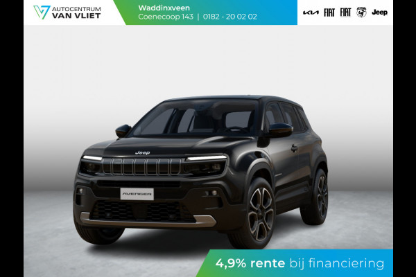 Jeep Avenger 1.2 e-Hybrid Summit | Leder&Winter Pack | Schuif/Kanteldak | Infotainment&Convience Pack