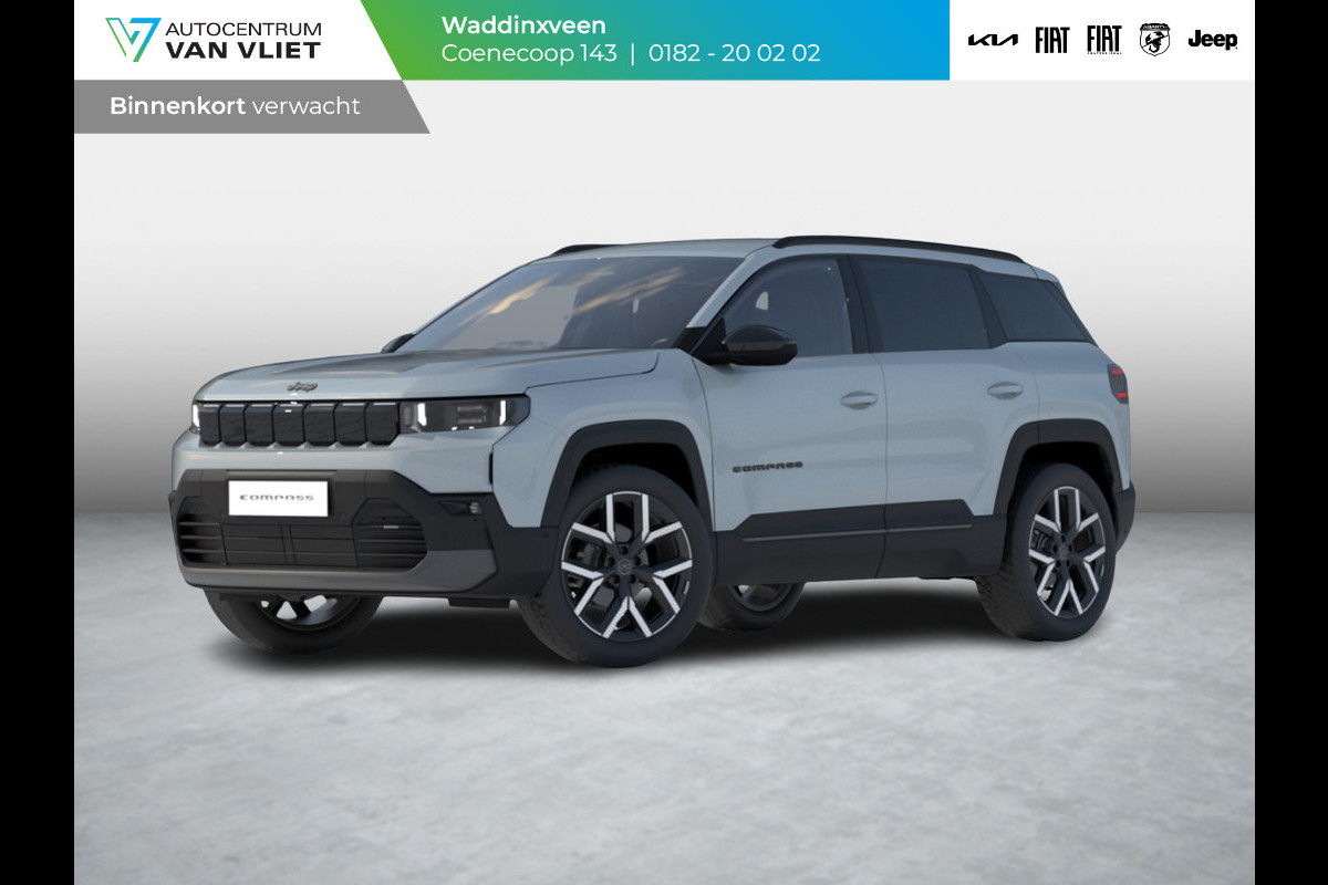 Jeep Compass First Edition 74 kWh | Adapt. Cruise | Camera | Carplay | 20" | Elektr. A-Klep | Navi | Winter Pack Jeep Compass First Edition 74 kWh | Adapt. Cruise | Camera | Carplay | 20" | Elektr. A-Klep | Navi | Winter Pack