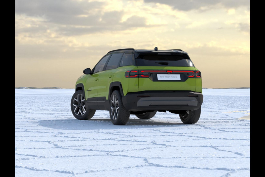 Jeep Compass First Edition 74 kWh | Adapt. Cruise | Camera | Carplay | 20" | Elektr. A-Klep | Navi | Winter Pack