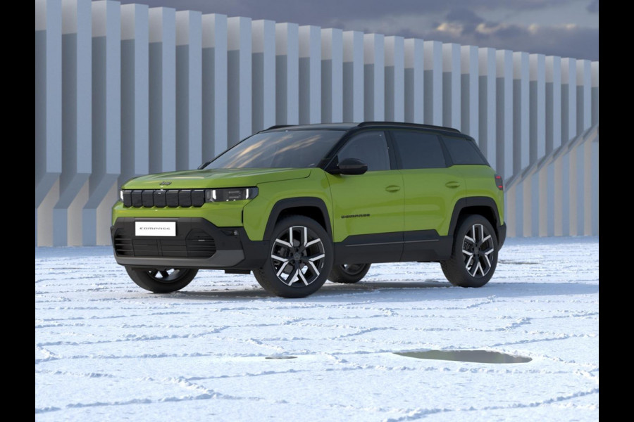 Jeep Compass First Edition 74 kWh | Adapt. Cruise | Camera | Carplay | 20" | Elektr. A-Klep | Navi | Winter Pack