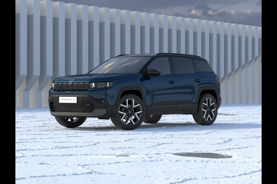 Jeep Compass First Edition 74 kWh | Adapt. Cruise | Camera | Carplay | 20" | Elektr. A-Klep | Navi | Winter Pack