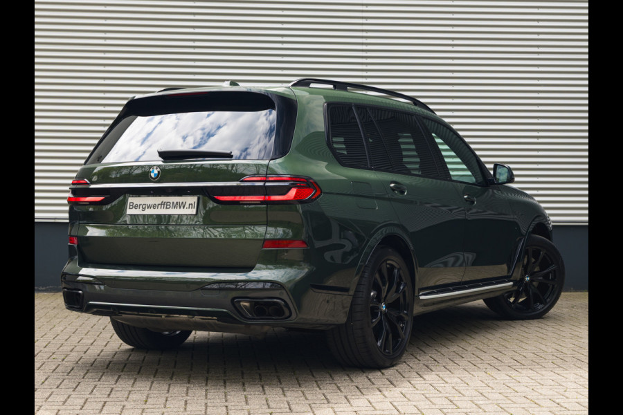 BMW X7 xDrive40i M-Sport Pro - 7-Zits - Individual "Malachitgrün" - Executive Drive Pro - Active Steering