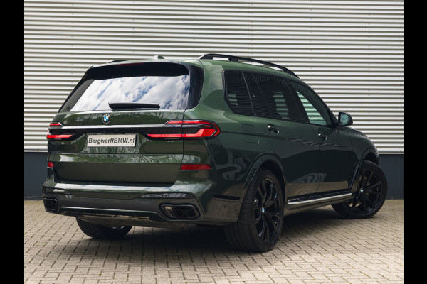 BMW X7 xDrive40i M-Sport Pro - 7-Zits - Individual "Malachitgrün" - Executive Drive Pro - Active Steering