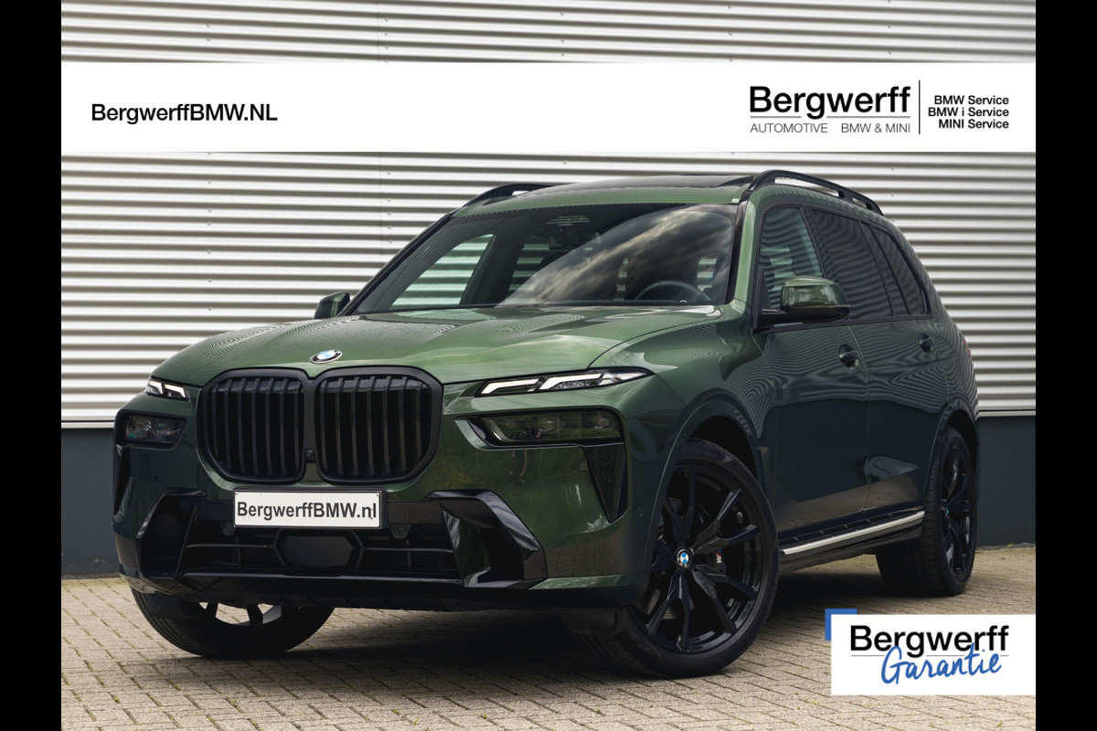 BMW X7 xDrive40i M-Sport Pro - 7-Zits - Individual "Malachitgrün" - Executive Drive Pro - Active Steering