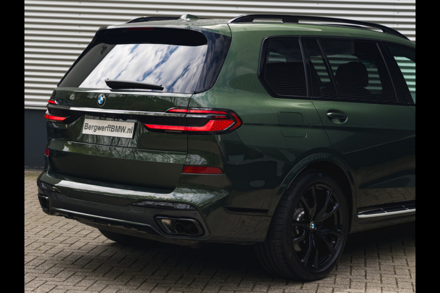 BMW X7 xDrive40i M-Sport Pro - 7-Zits - Individual "Malachitgrün" - Executive Drive Pro - Active Steering