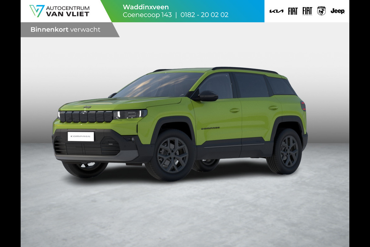 Jeep Compass 1.2 e-Hybrid First Edition | Adapt. Cruise | Camera | Carplay | 18" | Elektr. A-Klep | Navi | Winter Pack Jeep Compass 1.2 e-Hybrid First Edition | Adapt. Cruise | Camera | Carplay | 18" | Elektr. A-Klep | Navi | Winter Pack