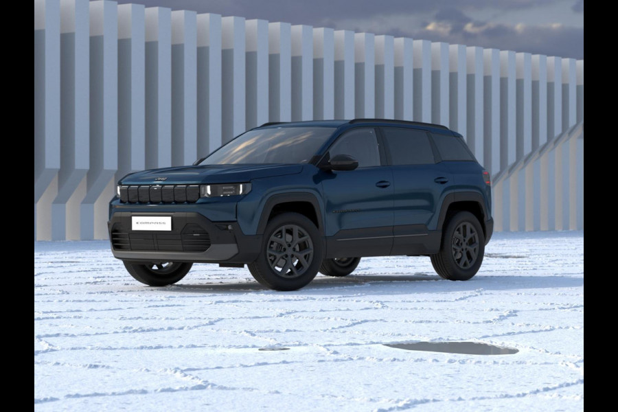 Jeep Compass 1.2 e-Hybrid First Edition | Adapt. Cruise | Camera | Carplay | 18" | Elektr. A-Klep | Navi | Winter Pack