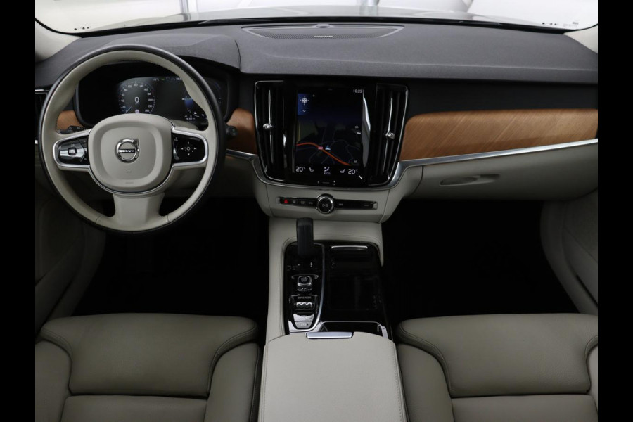 Volvo V90 2.0 T6 AWD Recharge Business Pro | Trekhaak | Leder | Stoel & stuurverwarming | Harman/Kardon | Adaptive cruise | Camera | Carplay | Keyless | Navigatie