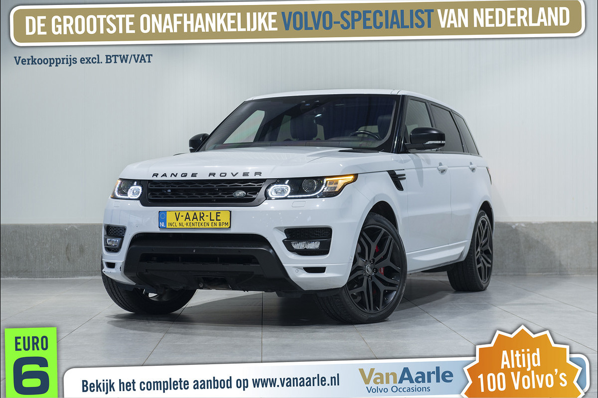 Land Rover Range Rover Sport GRIJS KENTEKEN 4.4 Aut. SDV8 EX.BTW Autobiography Vogue Leder Navigatie 339pk Land Rover Range Rover Sport GRIJS KENTEKEN 4.4 Aut. SDV8 EX.BTW Autobiography Vogue Leder Navigatie 339pk