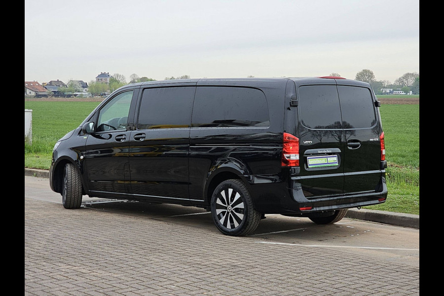 Mercedes-Benz Vito 116 CDI L3 2x-Zijdeur LED SELECT Navi Airco Automaat Bumpers-Kleur Lm-Velgen 3-Zits/ Leer DEMO BPM-Vrij!