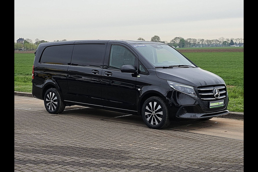 Mercedes-Benz Vito 116 CDI L3 2x-Zijdeur LED SELECT Navi Airco Automaat Bumpers-Kleur Lm-Velgen 3-Zits/ Leer DEMO BPM-Vrij!