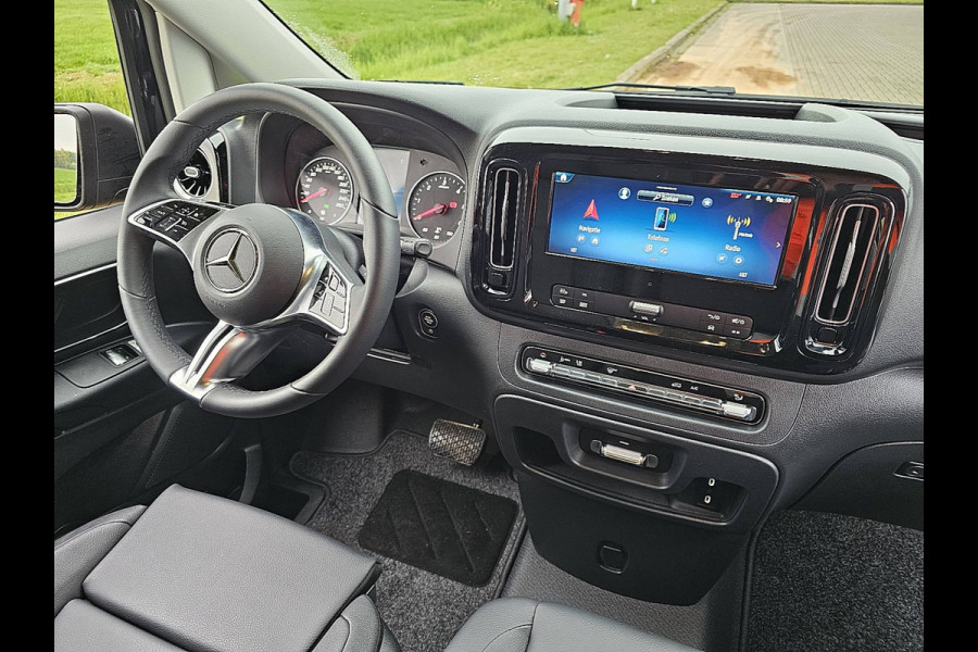 Mercedes-Benz Vito 116 CDI L3 2x-Zijdeur LED SELECT Navi Airco Automaat Bumpers-Kleur Lm-Velgen 3-Zits/ Leer DEMO BPM-Vrij!