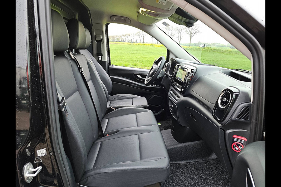 Mercedes-Benz Vito 116 CDI L3 2x-Zijdeur LED SELECT Navi Airco Automaat Bumpers-Kleur Lm-Velgen 3-Zits/ Leer DEMO BPM-Vrij!