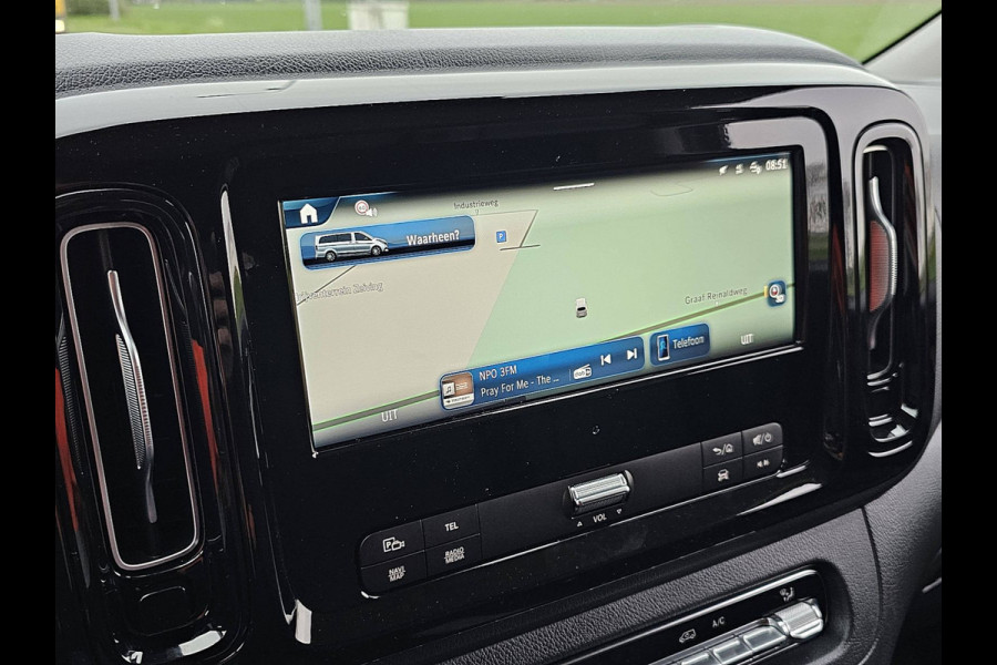 Mercedes-Benz Vito 116 CDI L3 2x-Zijdeur LED SELECT Navi Airco Automaat Bumpers-Kleur Lm-Velgen 3-Zits/ Leer DEMO BPM-Vrij!