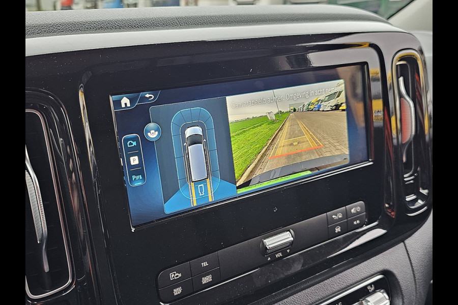 Mercedes-Benz Vito 116 CDI L3 2x-Zijdeur LED SELECT Navi Airco Automaat Bumpers-Kleur Lm-Velgen 3-Zits/ Leer DEMO BPM-Vrij!