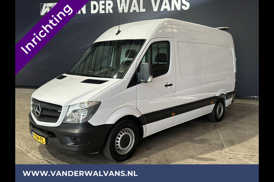 Mercedes-Benz Sprinter 316 CDI 164pk L2H2 inrichting Euro6 Airco | 2800kg Trekhaak | Cruisecontrol Parkeersensoren