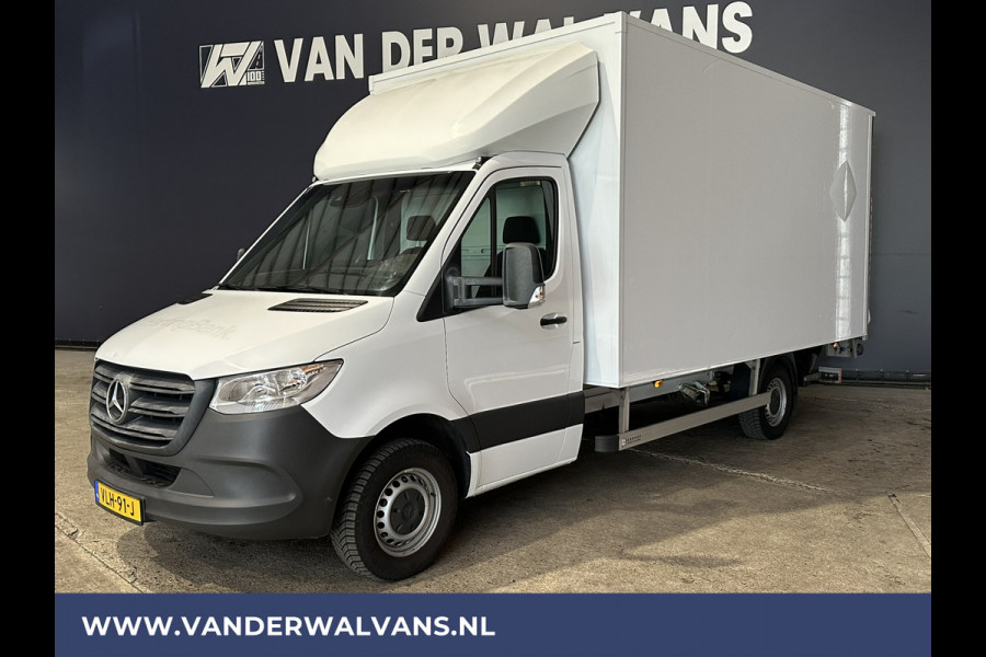 Mercedes-Benz Sprinter 314 CDI 143pk Bakwagen 22m3 KUUB Laadklep Zijdeur 1037kg Laadvermogen Euro6 Airco Camera, Apple Carplay, Android Auto