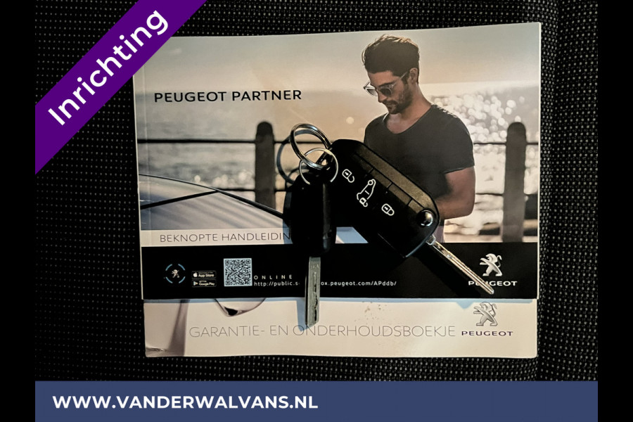 Peugeot Partner 1.5 BlueHDI 102pk L1H1 inrichting Euro6 Airco | Cruisecontrol | Trekhaak | Parkeersensoren Android auto