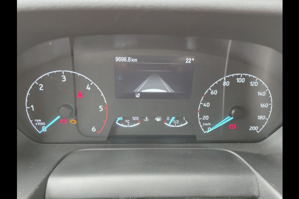 Ford Transit 350 D130pk L4H3 Navi Camera Pdc Apple Carplay Android Airco Cruise Control Voorruit-Verwarmd 2.0TDCI Regensensor DAB Schuifdeur Betonplex Vloer Wandbetimmering Roll Stability Control Led Spoorwisselassist Euro 6 Zeer Compleet!