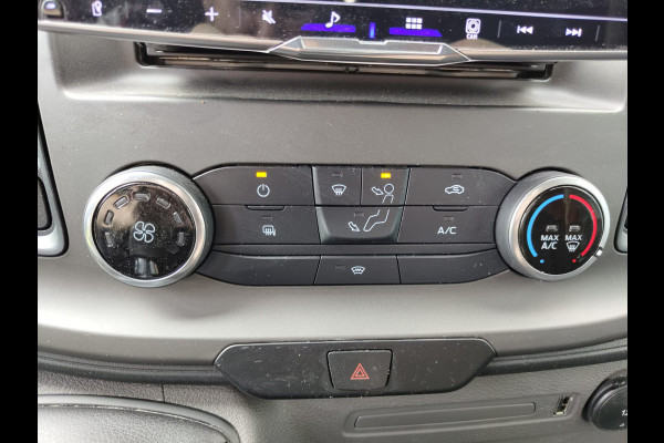 Ford Transit 350 D130pk L4H3 Navi Camera Pdc Apple Carplay Android Airco Cruise Control Voorruit-Verwarmd 2.0TDCI Regensensor DAB Schuifdeur Betonplex Vloer Wandbetimmering Roll Stability Control Led Spoorwisselassist Euro 6 Zeer Compleet!