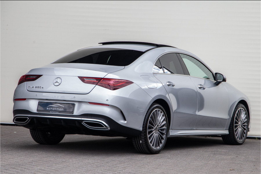 Mercedes-Benz CLA-Klasse 250 e AMG Facelift, Panorama, Burmester, Memory, Sfeerverlichting, Hybrid 2024