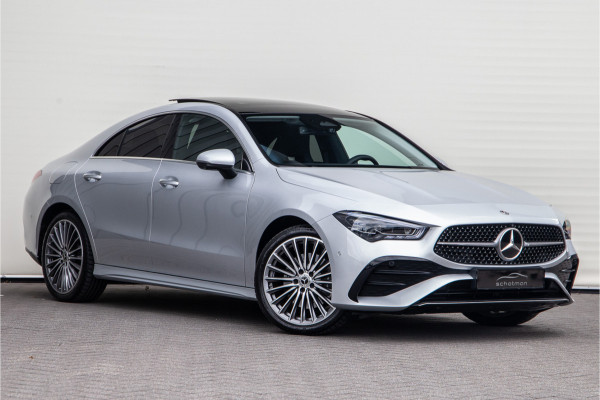 Mercedes-Benz CLA-Klasse 250 e AMG Facelift, Panorama, Burmester, Memory, Sfeerverlichting, Hybrid 2024