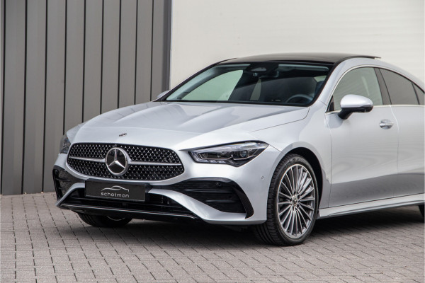 Mercedes-Benz CLA-Klasse 250 e AMG Facelift, Panorama, Burmester, Memory, Sfeerverlichting, Hybrid 2024
