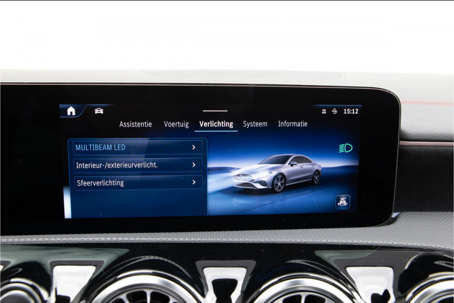 Mercedes-Benz CLA-Klasse 250 e AMG Facelift, Panorama, Burmester, Memory, Sfeerverlichting, Hybrid 2024