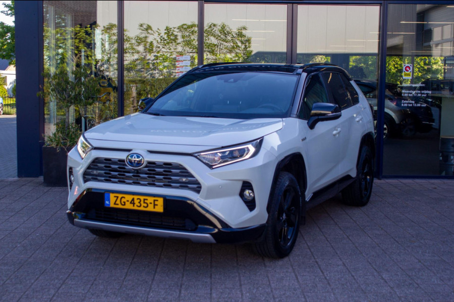 Toyota RAV4 2.5 Hybrid AWD Bi-Tone | Prijs rijklaar incl. 12 mnd garantie|Bluetooth LMV Trekhaak Blindspot Panodak Carplay Keyless
