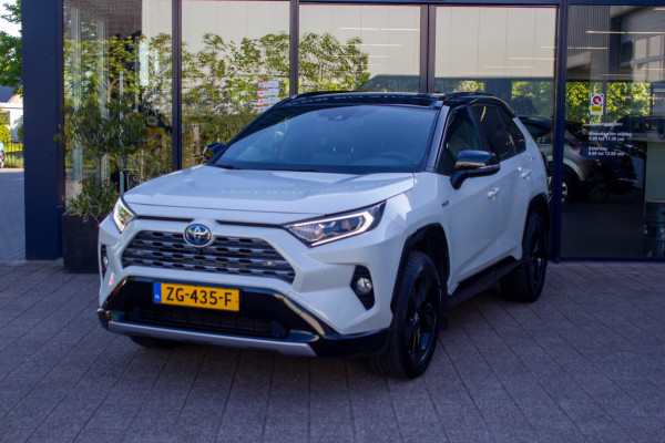 Toyota RAV4 2.5 Hybrid AWD Bi-Tone | Prijs rijklaar incl. 12 mnd garantie|Bluetooth LMV Trekhaak Blindspot Panodak Carplay Keyless