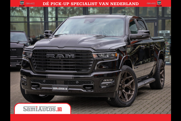 Dodge Ram Laramie Night | Face Lift | 420Pk 636 Nn | Extra Groot Scherm + Passagiers Scherm | Comfortabele Dubbele Cabine met Royale 5 Zitplaatsen | BPM vrij | Nu Leverbaar uit Voorraad | Voorraad Nr  2220 - 5039