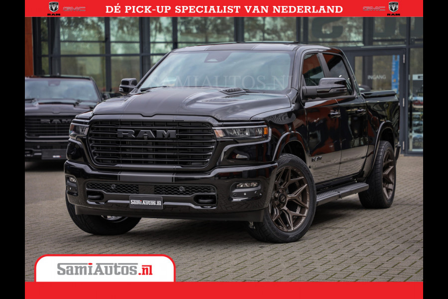Dodge Ram Laramie Night | Face Lift | 420Pk 636 Nn | Extra Groot Scherm + Passagiers Scherm | Comfortabele Dubbele Cabine met Royale 5 Zitplaatsen | BPM vrij | Nu Leverbaar uit Voorraad | Voorraad Nr  2220 - 5039