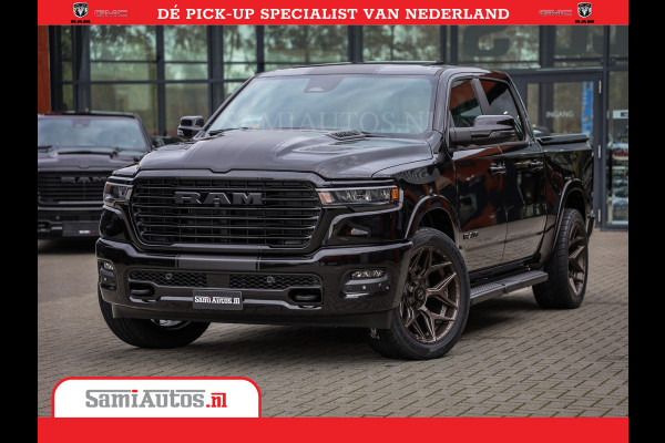 Dodge Ram Laramie Night | Face Lift | 420Pk 636 Nn | Extra Groot Scherm + Passagiers Scherm | Comfortabele Dubbele Cabine met Royale 5 Zitplaatsen | BPM vrij | Nu Leverbaar uit Voorraad | Voorraad Nr  2220 - 5039
