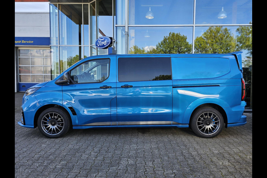 Ford E-Transit Custom DC 320 L2 MS-RT 280pk electric | Dubbele Zijschuifdeur | Inklapbare Trekhaak | Programmeerbare Interface Module | Ford Voorraad |
