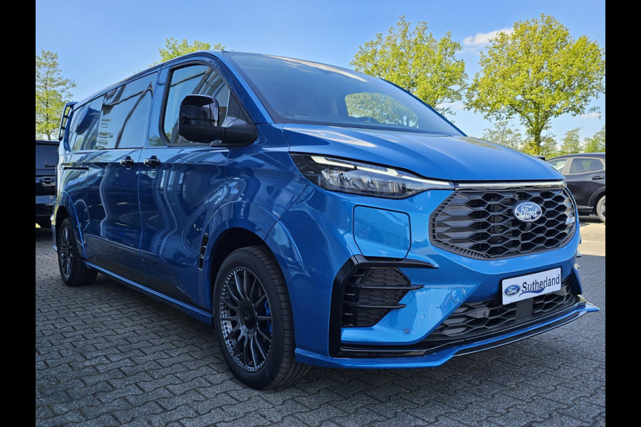 Ford E-Transit Custom DC 320 L2 MS-RT 280pk electric | Dubbele Zijschuifdeur | Inklapbare Trekhaak | Programmeerbare Interface Module | Ford Voorraad |