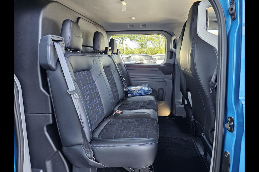 Ford E-Transit Custom DC 320 L2 MS-RT 280pk electric | Dubbele Zijschuifdeur | Inklapbare Trekhaak | Programmeerbare Interface Module | Ford Voorraad |