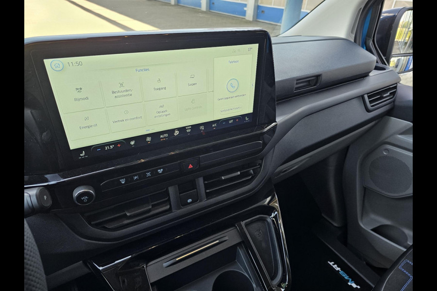 Ford E-Transit Custom DC 320 L2 MS-RT 280pk electric | Dubbele Zijschuifdeur | Inklapbare Trekhaak | Programmeerbare Interface Module | Ford Voorraad |