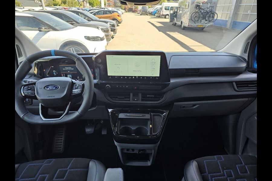 Ford E-Transit Custom DC 320 L2 MS-RT 280pk electric | Dubbele Zijschuifdeur | Inklapbare Trekhaak | Programmeerbare Interface Module | Ford Voorraad |