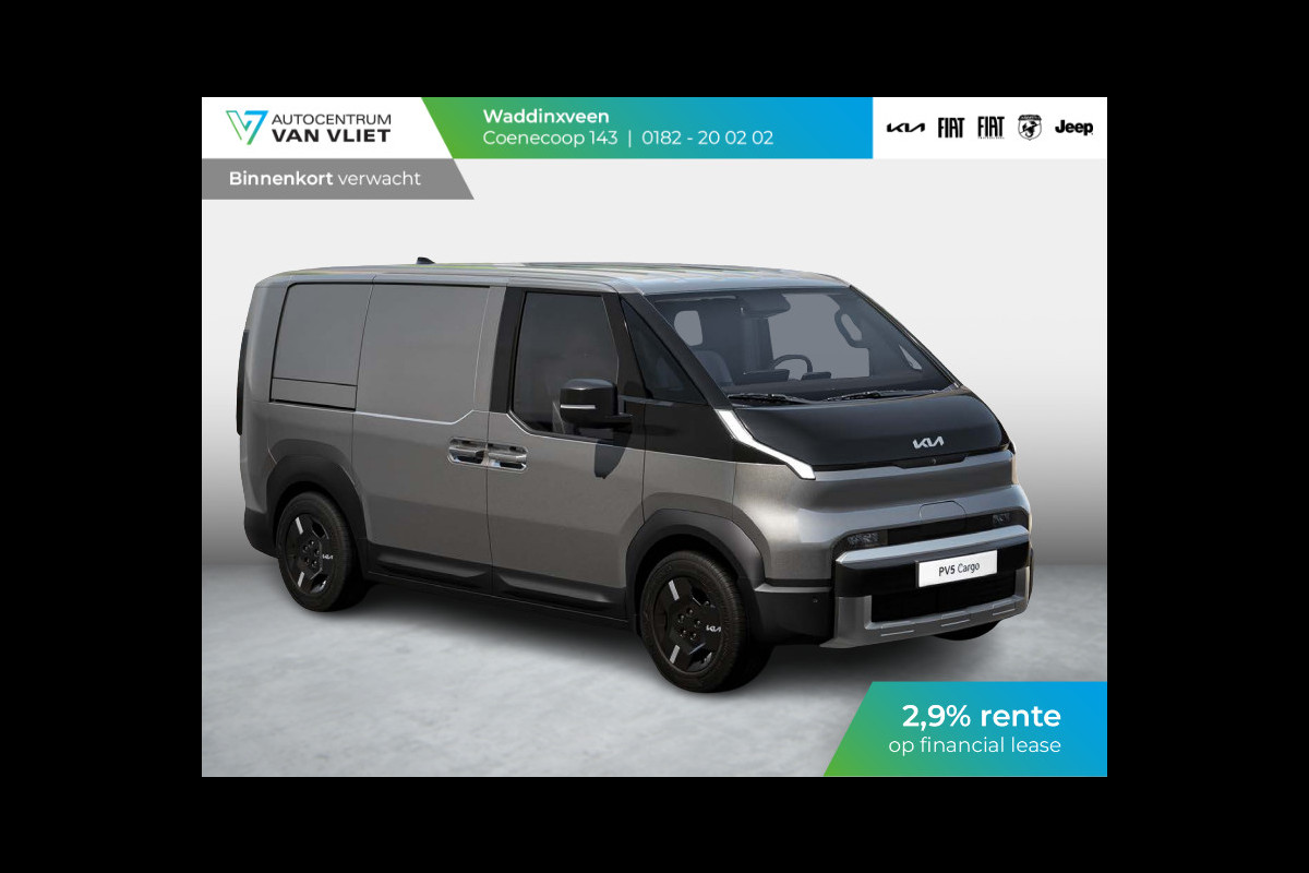 Kia PV5 L2H1 Elite Executive 52 kWh | Navi | PDC | 360 Graden Camera | Clima | Adapt. Cruise | BSM | Midden Airbag | 16" | Stoelverwarming & ventilatie | V2L Kia PV5 L2H1 Elite Executive 52 kWh | Navi | PDC | 360 Graden Camera | Clima | Adapt. Cruise | BSM | Midden Airbag | 16" | Stoelverwarming & ventilatie | V2L