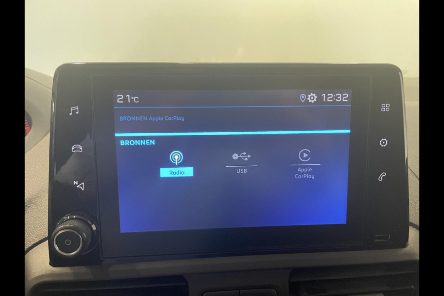 Peugeot Partner 1.6 BlueHDI Premium Airco Carplay Navi Cruise Control PDC Achter