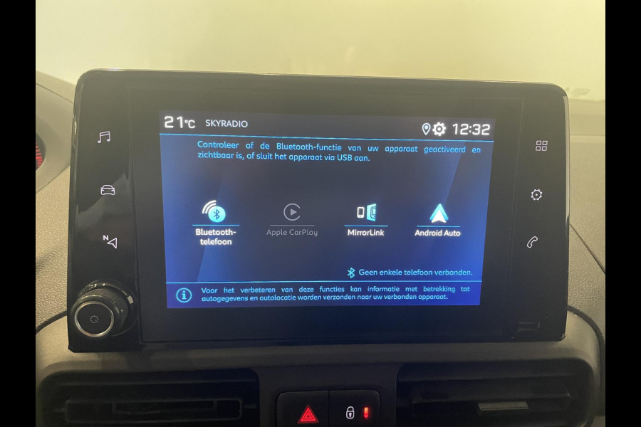 Peugeot Partner 1.6 BlueHDI Premium Airco Carplay Navi Cruise Control PDC Achter