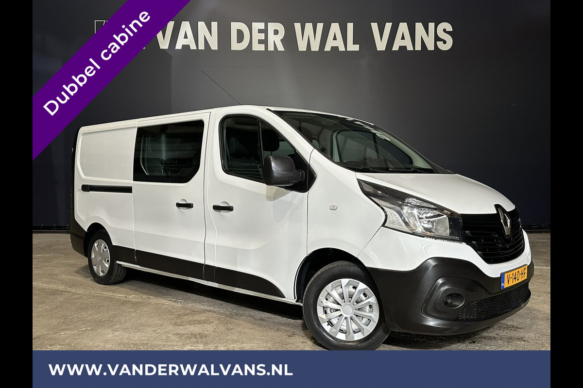 Renault Trafic 1.6 dCi L2H1 Dubbele cabine Euro6 Airco | 6-Zits | Navigatie | Cruisecontrol | Trekhaak Parkeersensoren Renault Trafic 1.6 dCi L2H1 Dubbele cabine Euro6 Airco | 6-Zits | Navigatie | Cruisecontrol | Trekhaak Parkeersensoren