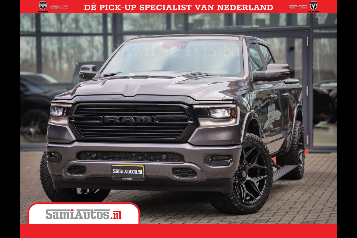 Dodge Ram 1500 Laramie Night 5,7 V8 402PK | Krachtige Hemi | Zeer Rijk Uitgevoerd | Comfortabele Dubbele Cabine met Royale 5 Zitplaatsen | BPM vrij | Nu Leverbaar uit Voorraad | Voorraad Nr 2371 - 2297 Dodge Ram 1500 Laramie Night 5,7 V8 402PK | Krachtige Hemi | Zeer Rijk Uitgevoerd | Comfortabele Dubbele Cabine met Royale 5 Zitplaatsen | BPM vrij | Nu Leverbaar uit Voorraad | Voorraad Nr 2371 - 2297