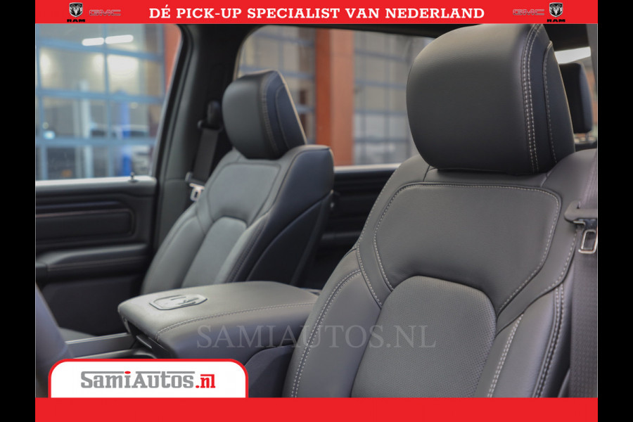 Dodge Ram 1500 Laramie Night 5,7 V8 402PK | Krachtige Hemi | Zeer Rijk Uitgevoerd | Comfortabele Dubbele Cabine met Royale 5 Zitplaatsen | BPM vrij | Nu Leverbaar uit Voorraad | Voorraad Nr 2371 - 2297