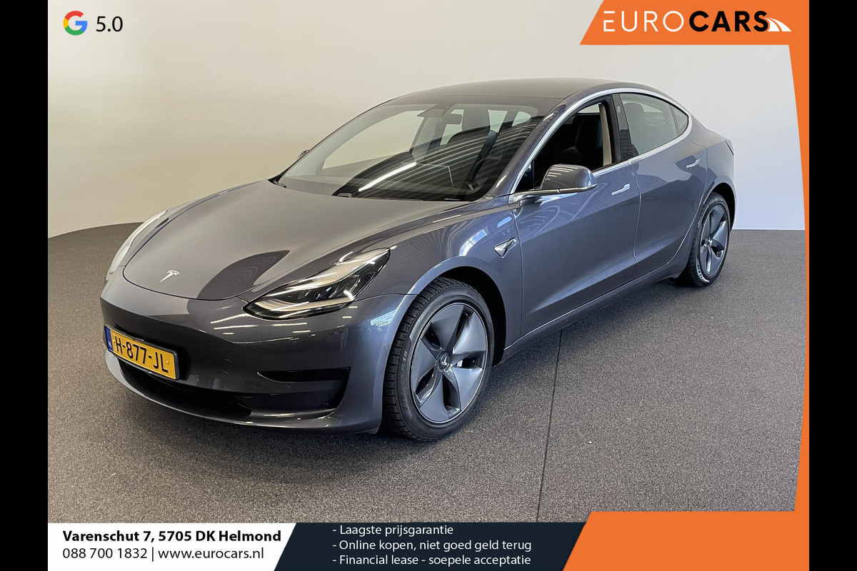 Tesla Model 3 Standard RWD Plus 60 kWh 287pk Panorama dak Navigatie Climate Control Lichtmetalen Velgen Leder Trekhaak Tesla Model 3 Standard RWD Plus 60 kWh 287pk Panorama dak Navigatie Climate Control Lichtmetalen Velgen Leder Trekhaak