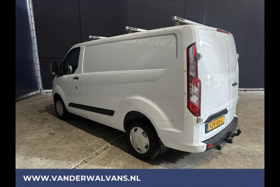 Ford Transit Custom 2.0 TDCI L1H1 Euro6 Airco | Camera | LED | Apple Carplay | Android Auto | 2500kg Trekhaak Cruisecontrol, Parkeersensoren, Verwarmde voorruit, Dakdragers, Bijrijdersbank