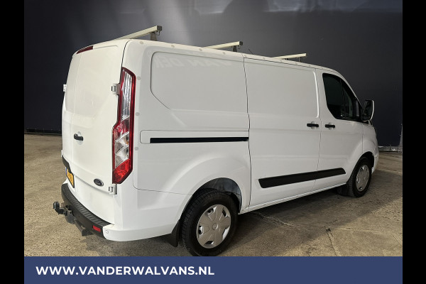 Ford Transit Custom 2.0 TDCI L1H1 Euro6 Airco | Camera | LED | Apple Carplay | Android Auto | 2500kg Trekhaak Cruisecontrol, Parkeersensoren, Verwarmde voorruit, Dakdragers, Bijrijdersbank