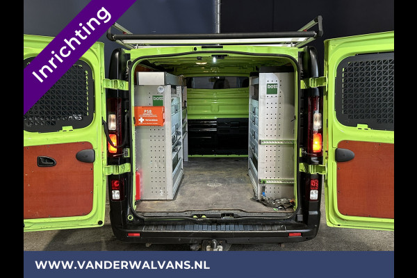 Renault Trafic 1.6 dCi L1H1 inrichting Euro6 Airco | Imperiaal | Trekhaak | Navigatie | Cruisecontrol | LED Parkeersensoren, Bijrijdersbank